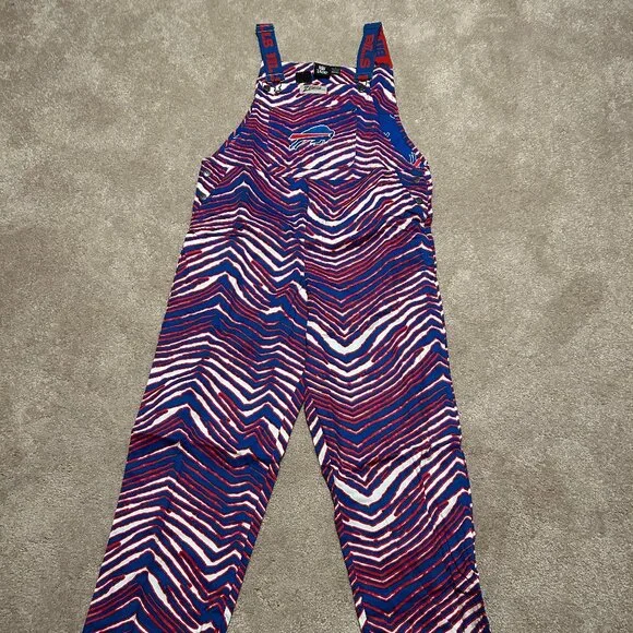 Buffalo Bills Zubaz Overalls- Size Medium - Picture 1 of 5